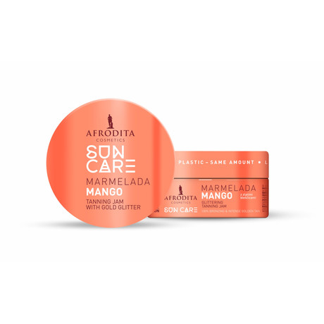 Afrodita SUN CARE MARMELADA MANGO bronzosító csillámokkal Afrodita SUN CARE MARMELADA MANGO bronzosító csillámokkal